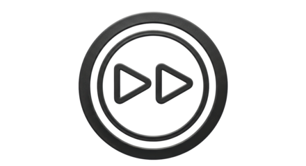 Isolated Fast Forward Button