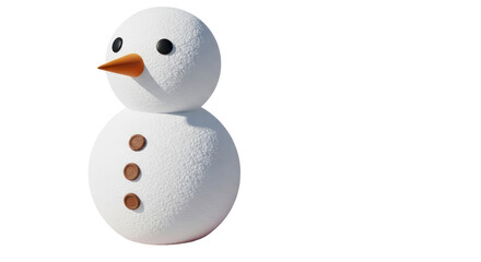 Isolated Snowman
