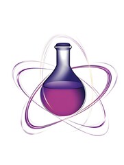 Innovative Chemistry Laboratory: Purple Flask and Liquid in Scientific Experiment for Education and Research