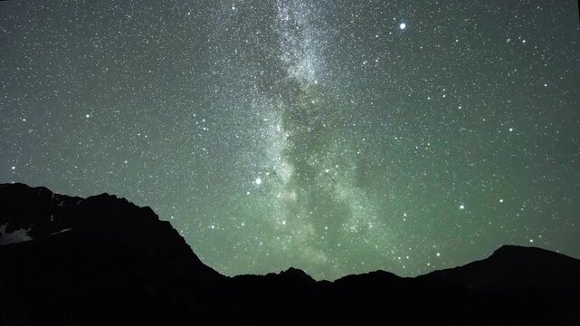 Astrophotography timelapse near Seward Alaska and Exit Glacier, 20 second video