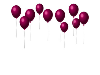 12マゼンタ、風船6