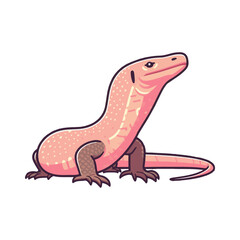 
monitor lizard illustration design