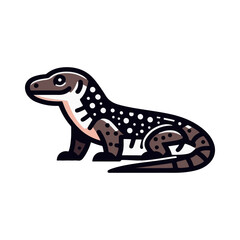 
monitor lizard illustration design
