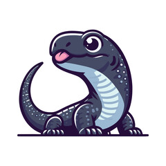 
monitor lizard illustration design
