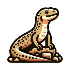 
monitor lizard illustration design
