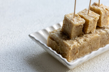 Burdur-Style Walnut Marzipan Sweet Traditional Turkish Nut Dessert