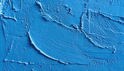 Textured Blue Plaster Wall Background