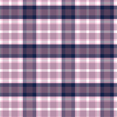 Pink and Navy Blue Plaid Pattern