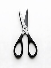 Sharp Black Metal Scissors for Cutting: Versatile Office, Crafting, and Kitchen Tool