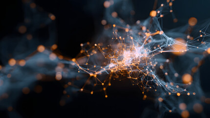 Machine learning reaction nd ai artificial intelligece.Chat bot software netwok.big data and block chainsystem.Neuralink with smar brain.generative art imags