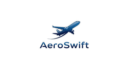 AeroSwift Logo Design for Air Travel Company.