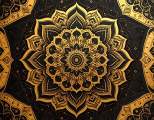 seamless pattern with floral ornament