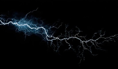 Fototapeta premium lightning black background abstract wallpaper