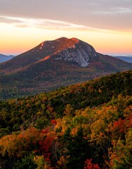Fototapeta premium Mountainous autumn vista