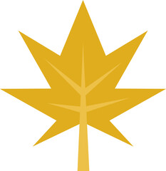 Geometric Maple Leaf Paper Cutout