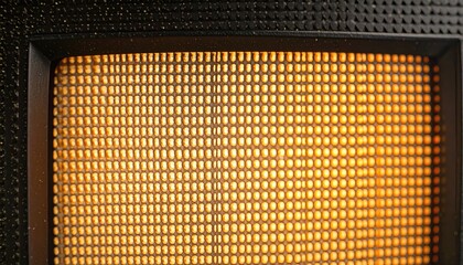 Close-Up of a CRT Screen's Dot Mask with Soft Scanlines