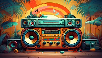 funky boom box