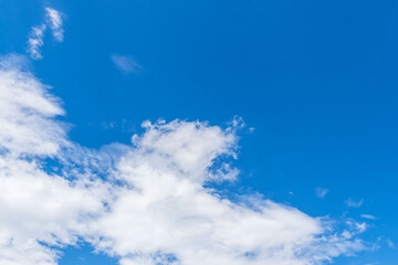 晩夏の空　午後の澄んだ青空と雲24