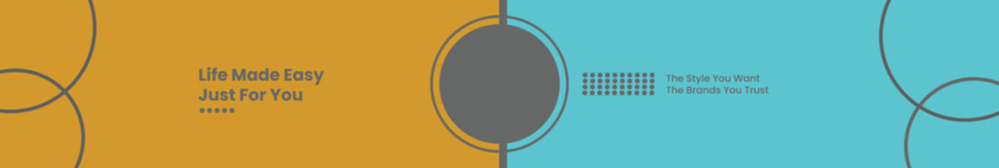 Creative minimalist social media post template. Simple banner sale template