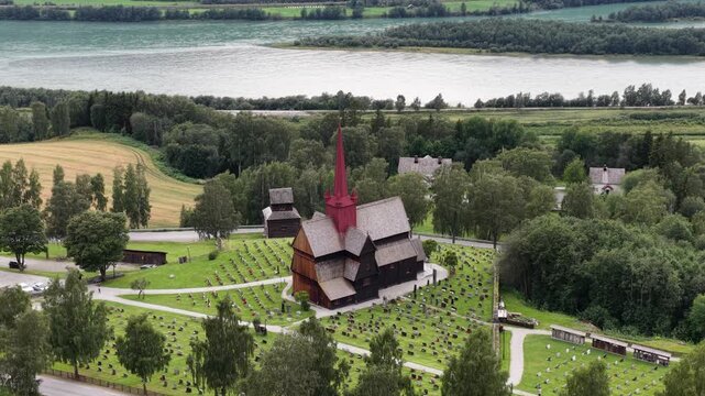 Ringebu Stave Church, a medieval masterpiece, stands as a timeless testament to Norway rich heritage