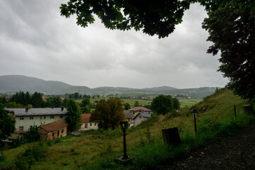 View of Brinje, Croatia from the Castle hill