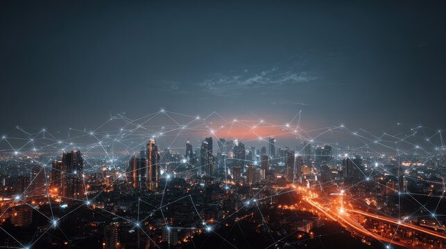 5G, 6G, Big data wireless network, high speed internet, cloud computing or connect diagram technology, Data storage, service, synchronize, online, financial, Connectivity global, smart city, Gen AI