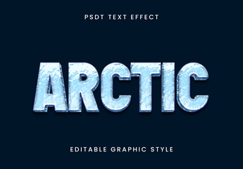 Blue Frosted Glass Font 3D Frozen Text Effect