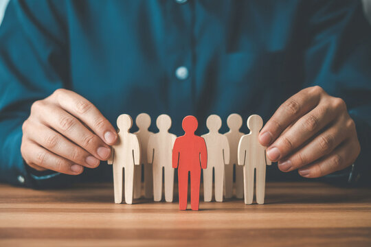 Human resources talent acquisition recruitment hiring process and employee selection concept in business management