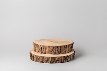 Natural wood grain circle for high resolution picture