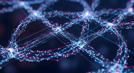 Network Data Connection Structure with Nodes