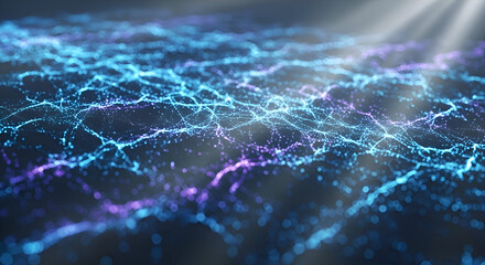 Abstract Network Mesh with Light Rays