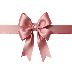 Pink Satin Ribbon Bow