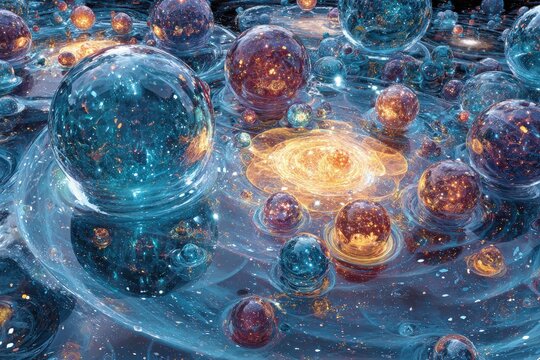 Abstract Colorful Universe Spheres