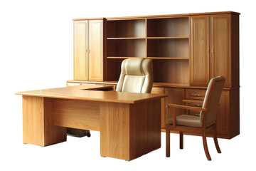 Classic Wooden Executive Office Furniture Set