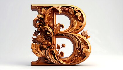 Ornate capital letter B