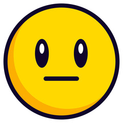 Emoji Smiley Icon Smiling Face Flat Style