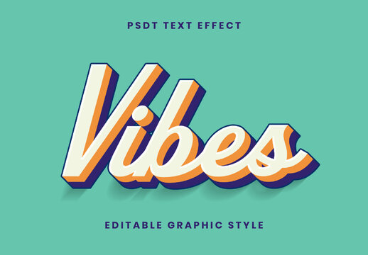 Cream and Orange Hipster Font Retro Script Text Effect