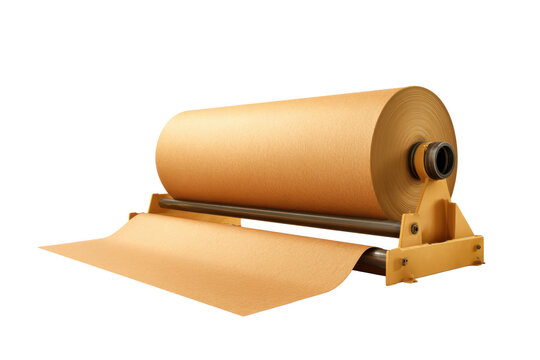 Kraft Paper Roll on Dispenser for Industrial Packaging