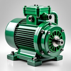 Green Electric Motor with Robust and Modern Design