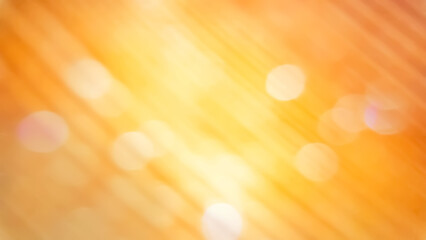 Abstract background with bright diagonal lines and Sof bokeh light spots in warm tones of orange, yellow, and red, creating a dynamic and vibrant feel.