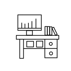 Clipboard with Paper Line Icon