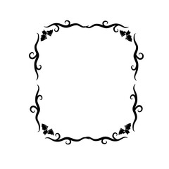 halloween bat square frame