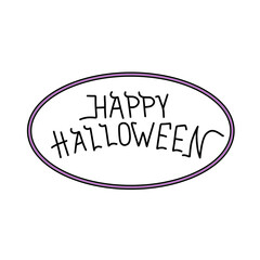 happy Halloween handdrawn