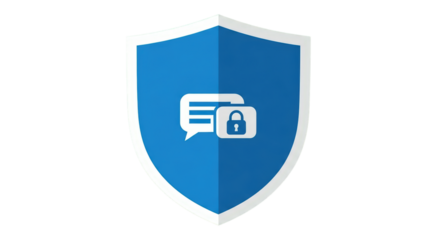 Secure Messaging and Data Protection Concept.