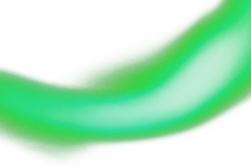 Grainy multicolor gradient shape cutout on transparent background, green vibrant color noisy gradient overlay effect realistic cutout, grunge texture effect