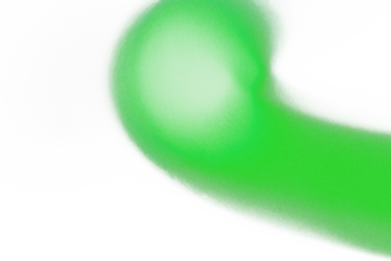 Grainy multicolor gradient shape cutout on transparent background, green vibrant color noisy gradient overlay effect realistic cutout, grunge texture effect