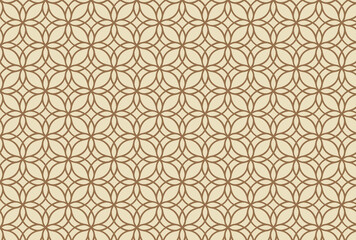 Creative arabesque seamless pattern flat design