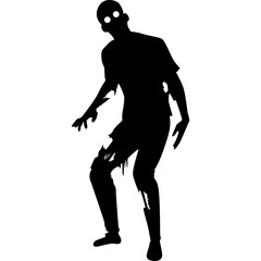 Halloween Zombie Silhouette