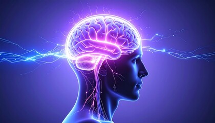 Obraz premium Brain idea flow