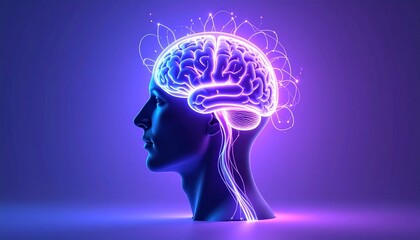 Obraz premium Brain idea flow
